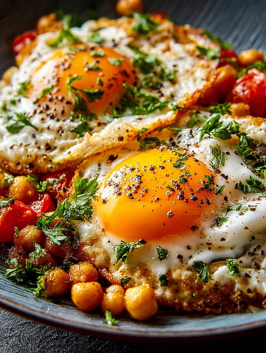 Chickpea Fried Eggs