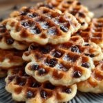 Chocolate Chip Waffle Cookies