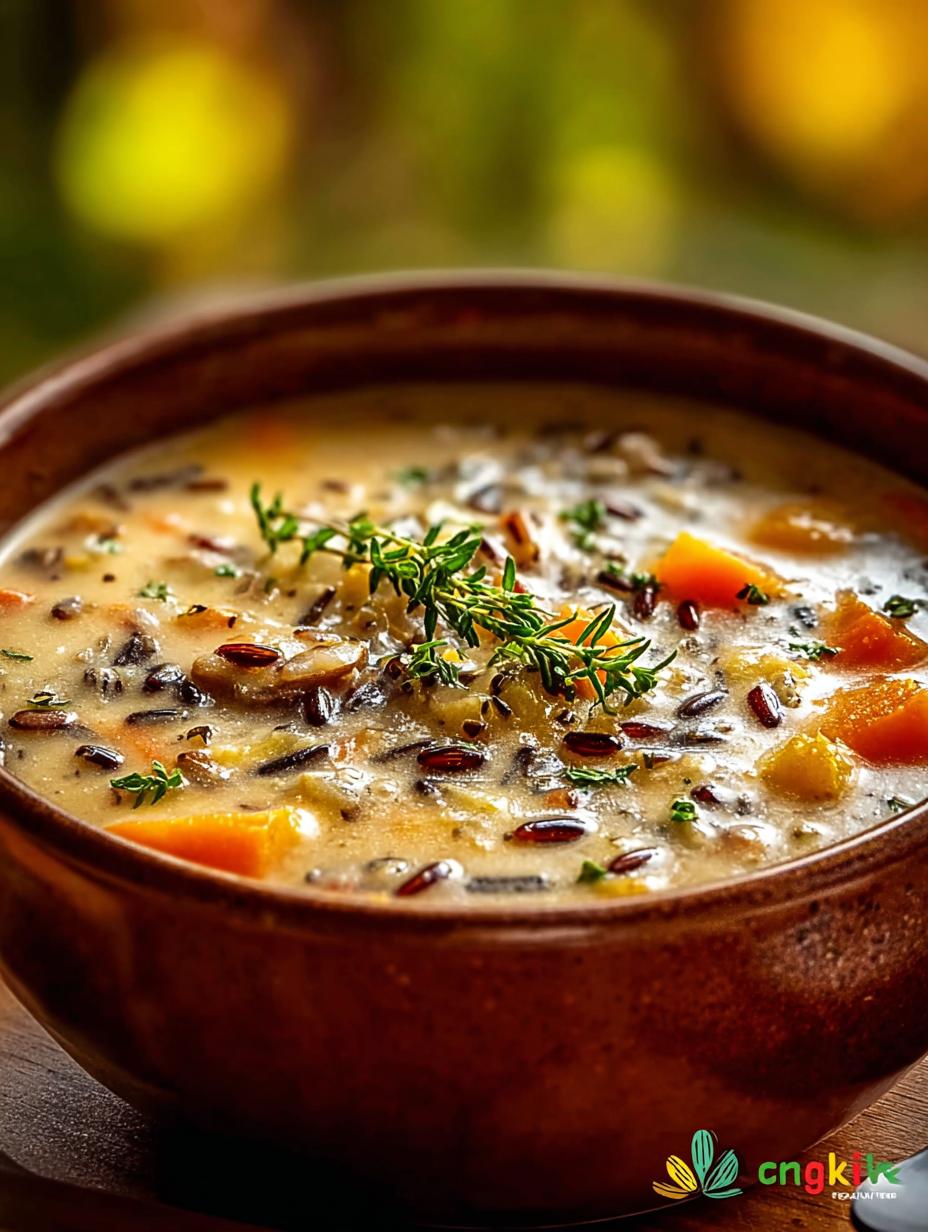Cozy Autumn Wild Rice Soup: A Comforting Fall Dish - Cozy Autumn Wild Rice - main visual representation