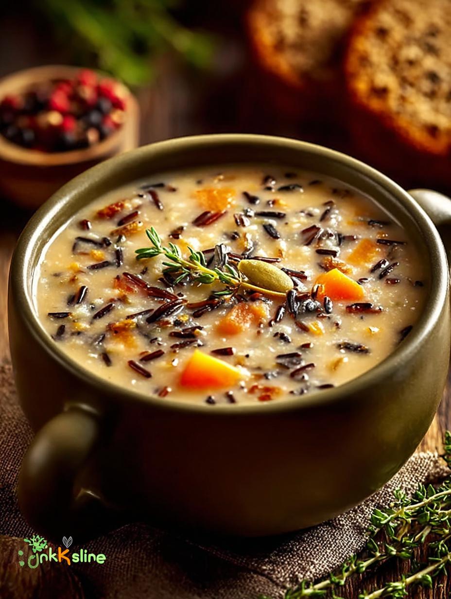 Cozy Autumn Wild Rice Soup: A Comforting Fall Dish - Cozy Autumn Wild Rice - additional detail