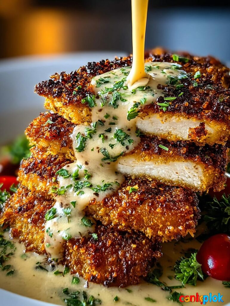 Creamy Parmesan Crusted Chicken