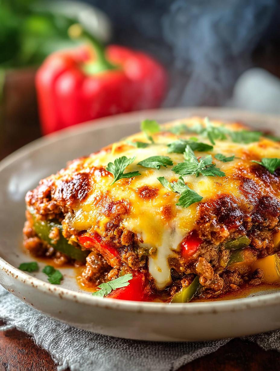 Deconstructed Stuffed Pepper Casserole