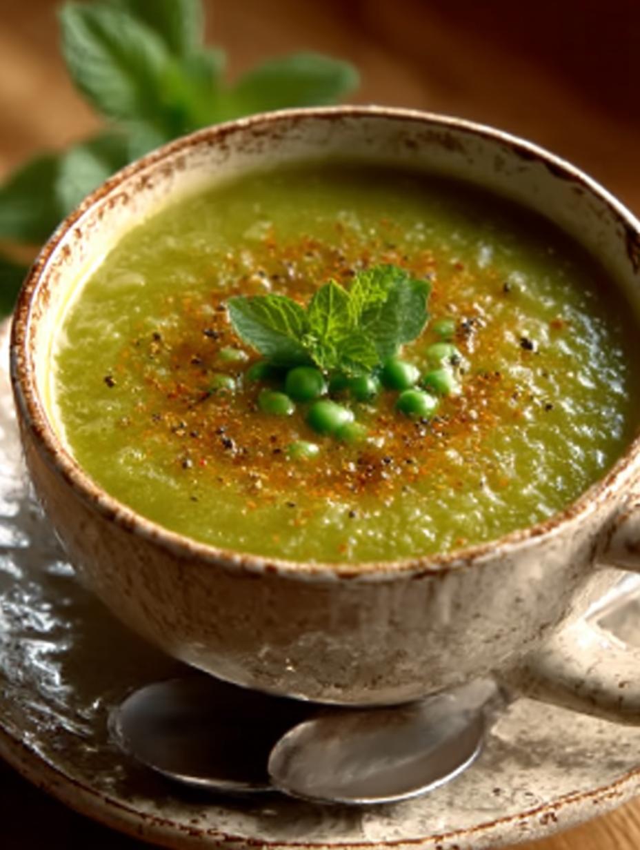 Incredibly Simple Frozen Pea Soup for Quick Comfort - Frozen Pea Soup - main visual representation