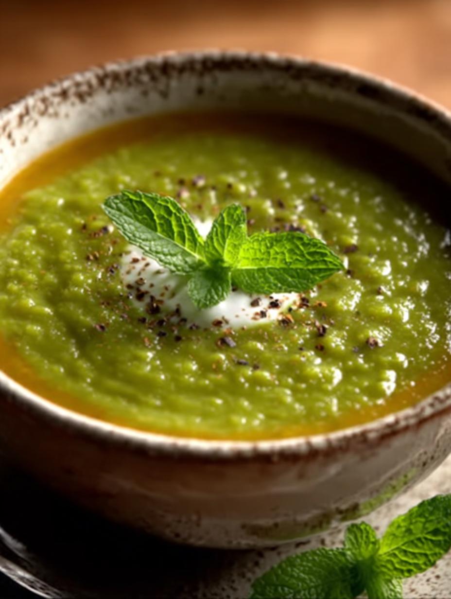 Incredibly Simple Frozen Pea Soup for Quick Comfort - Frozen Pea Soup - additional detail