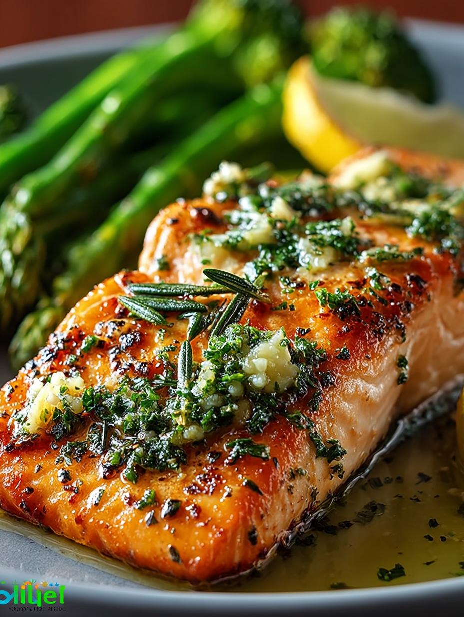 Garlic Butter Baked Salmon