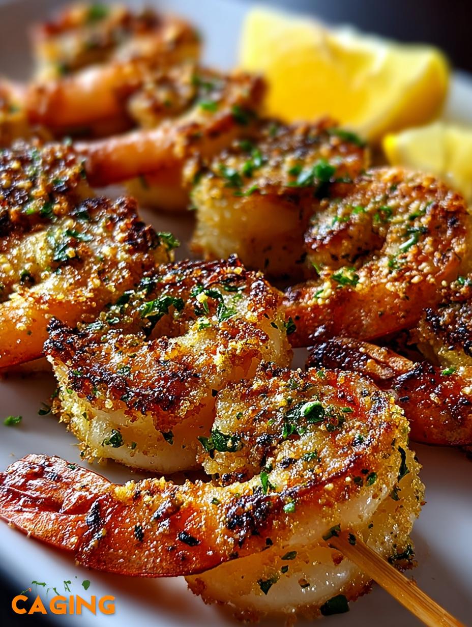 Garlic Parmesan Shrimp Skewers: 7 Irresistible Bites - Garlic Parmesan Shrimp Skewers - main visual representation