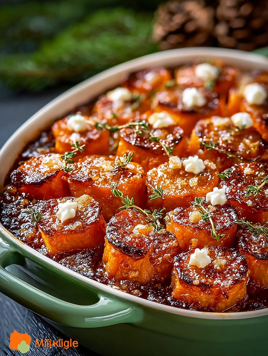 Delicious Glazed Candied Sweet Potatoes with Marshmallows - Glazed Candied Sweet Potatoes - main visual representation