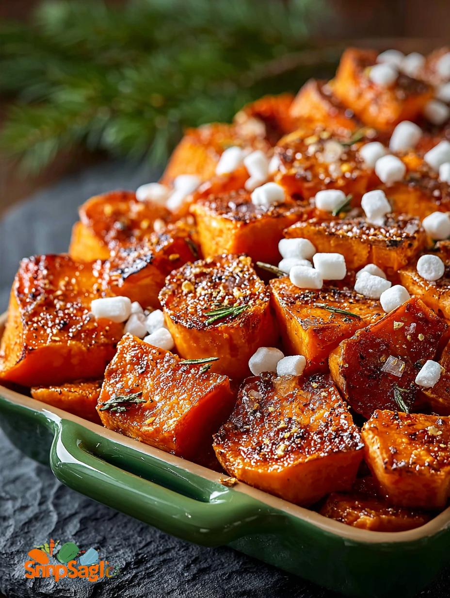 Delicious Glazed Candied Sweet Potatoes with Marshmallows - Glazed Candied Sweet Potatoes - additional detail