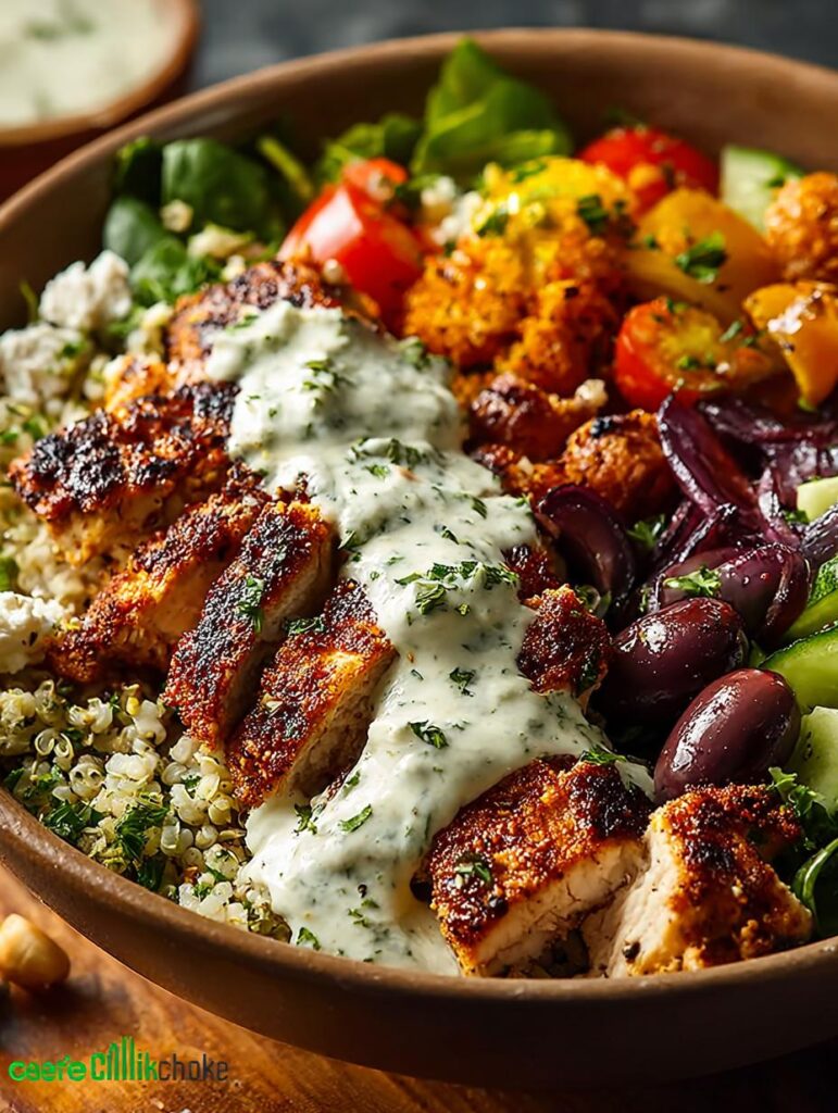Greek Chicken Bowls with