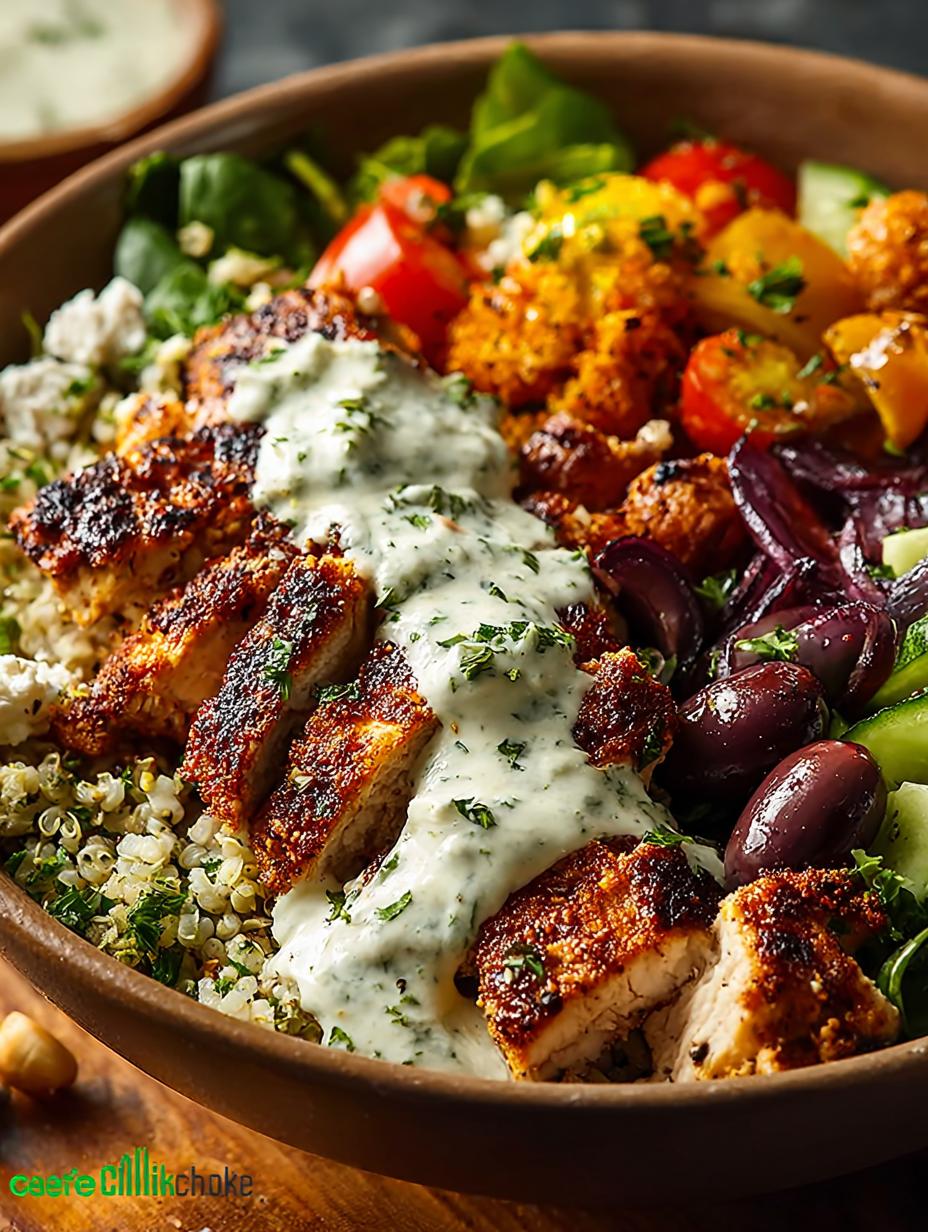 Greek Chicken Bowls with