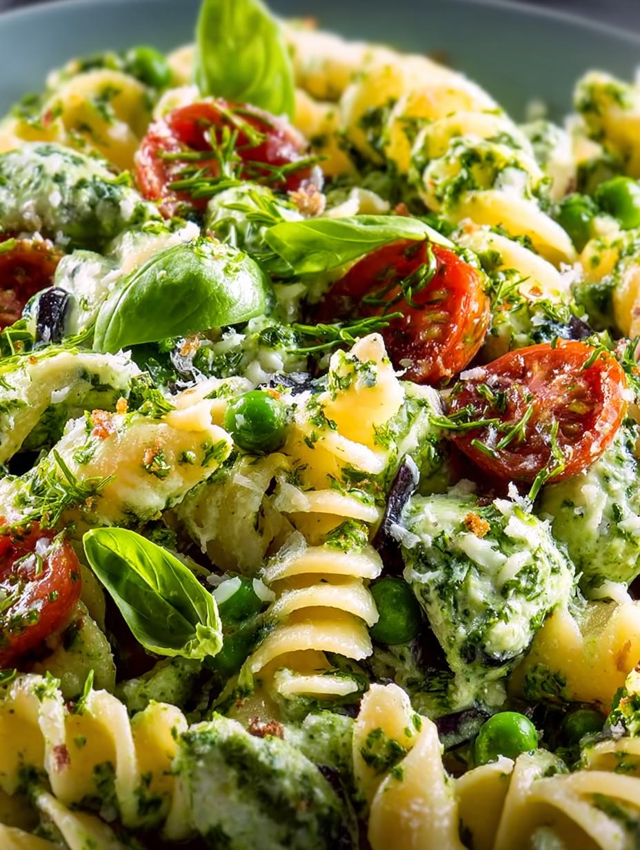 Green Goddess Pasta Salad: 20 Minute Creamy Delight - Green Goddess Pasta Salad - main visual representation