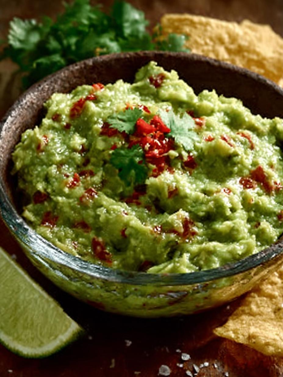 Easy Homemade Guacamole: 10-Minute Flavor Sensation - Guacamole - main visual representation