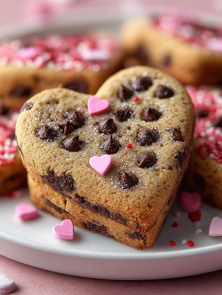 Heart Shaped Chocolate Chip