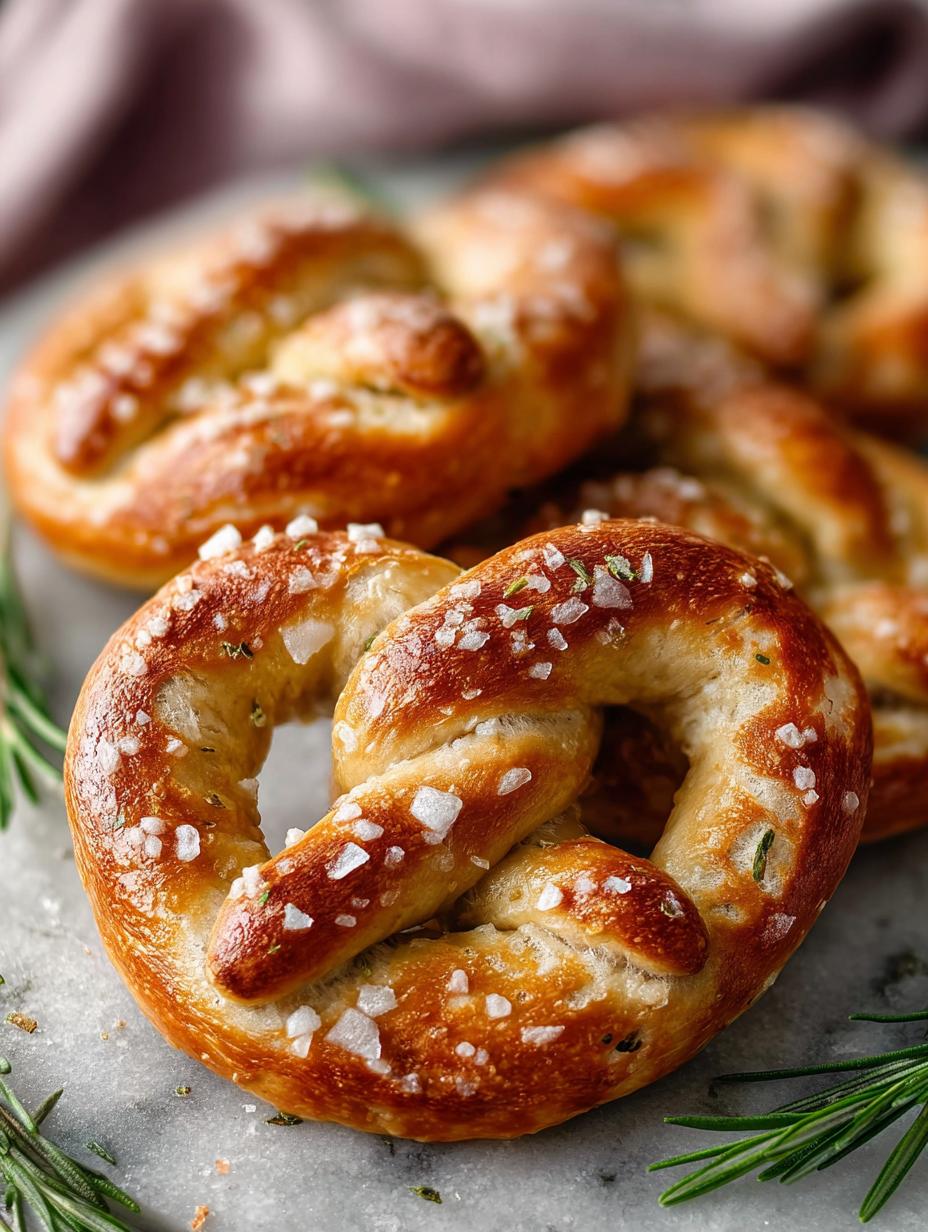 Heart Shaped Rosemary Pretzels: 12 Irresistible Treats - Heart Shaped Rosemary Pretzels - main visual representation