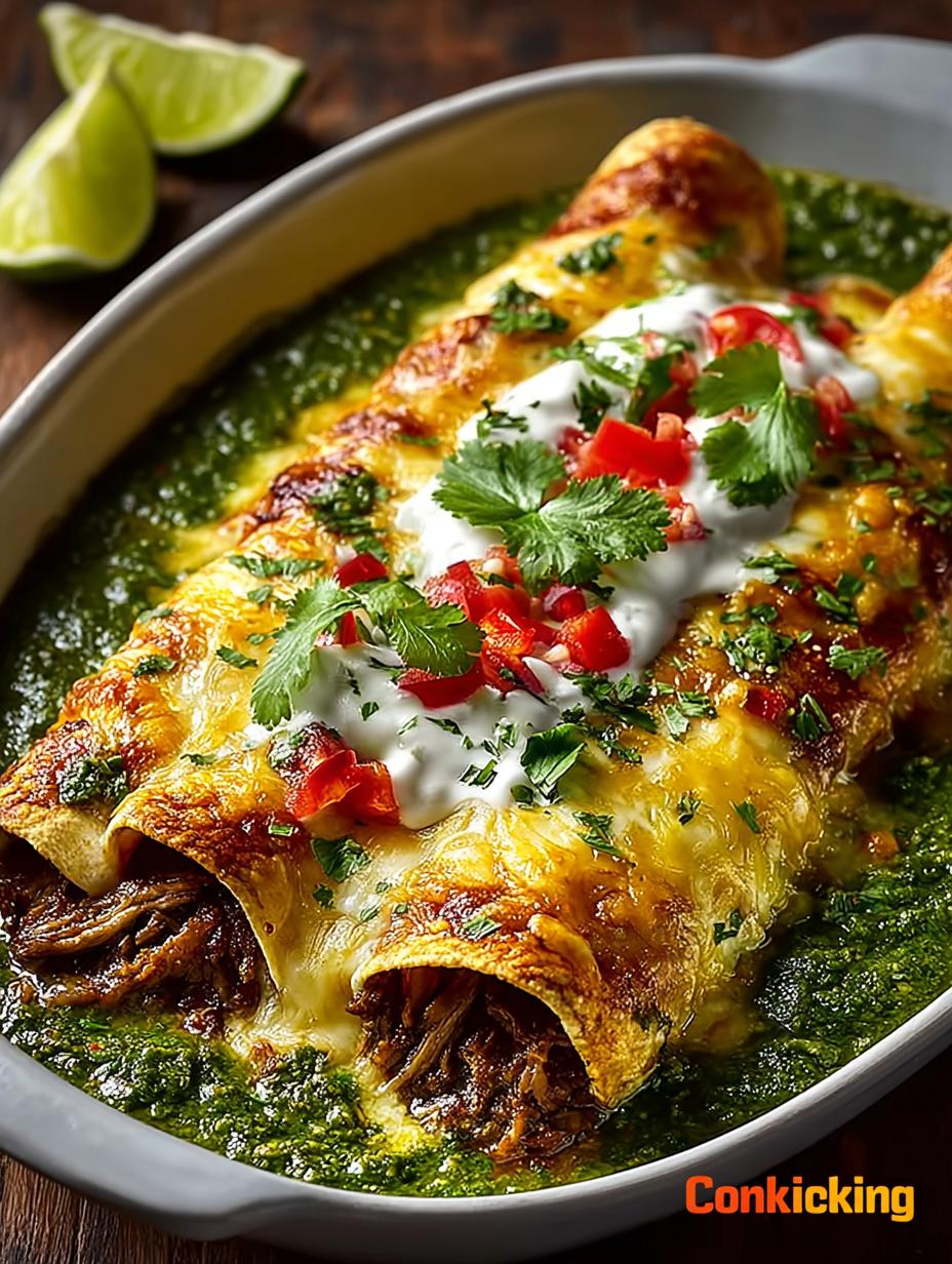 Irresistible Beef Enchiladas with Green Sauce Recipe - Irresistible Beef Enchiladas with - additional detail