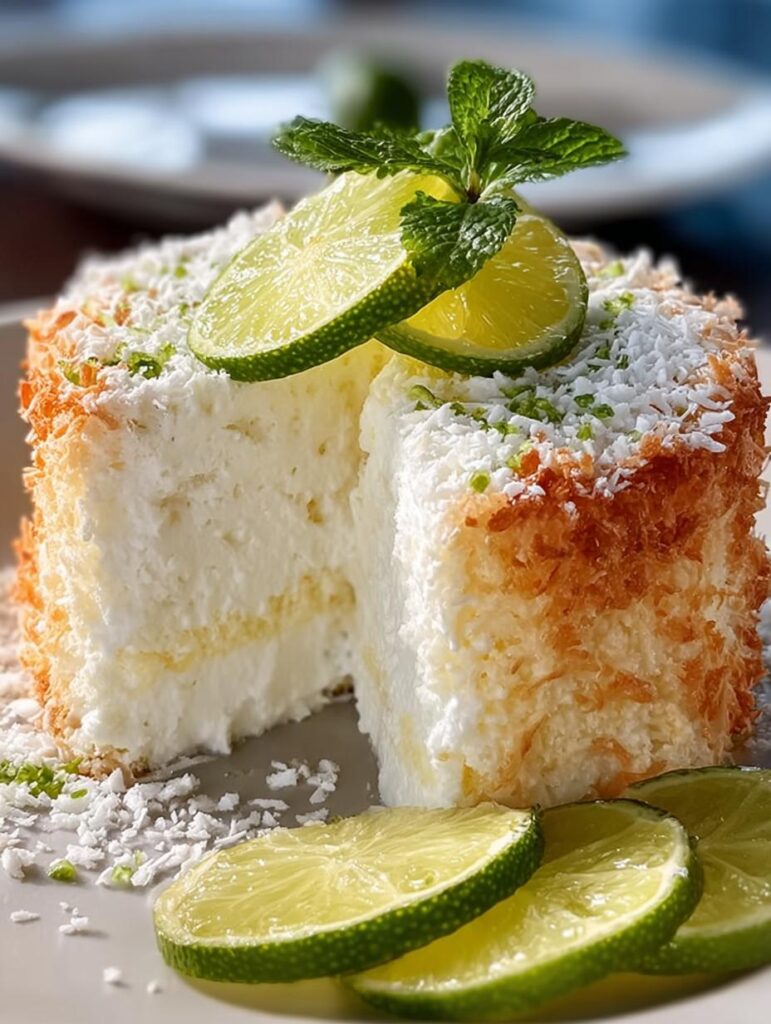 Key Lime Angel Food