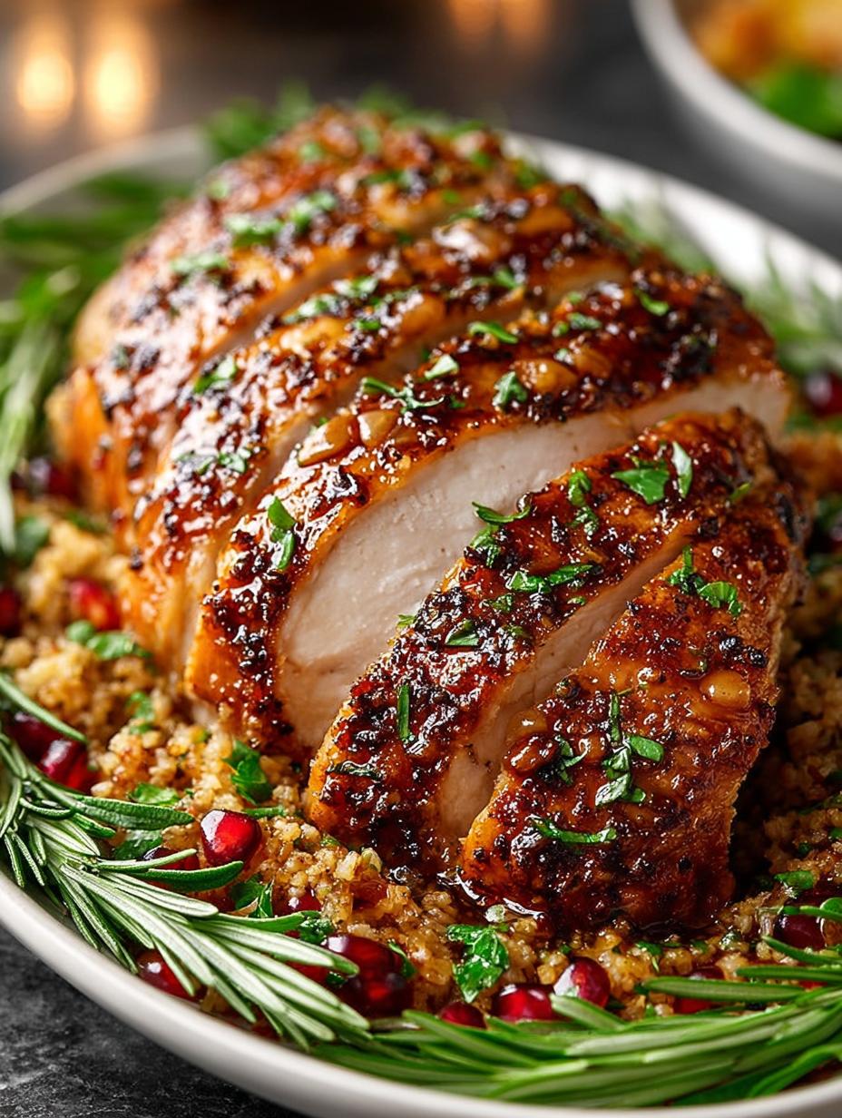 Maple Mustard Roasted Turkey