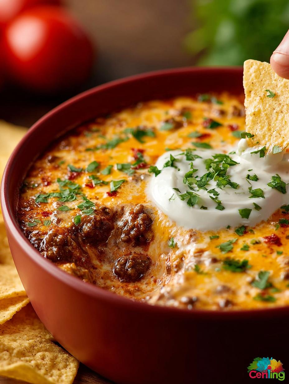 Melty Rotel Dip with Ground Beef: Ultimate Game Day Treat - Melty Rotel Dip with - additional detail