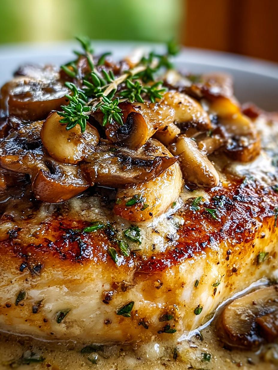Creamy Mushroom Asiago Chicken That Will Delight You - Mushroom Asiago Chicken - main visual representation
