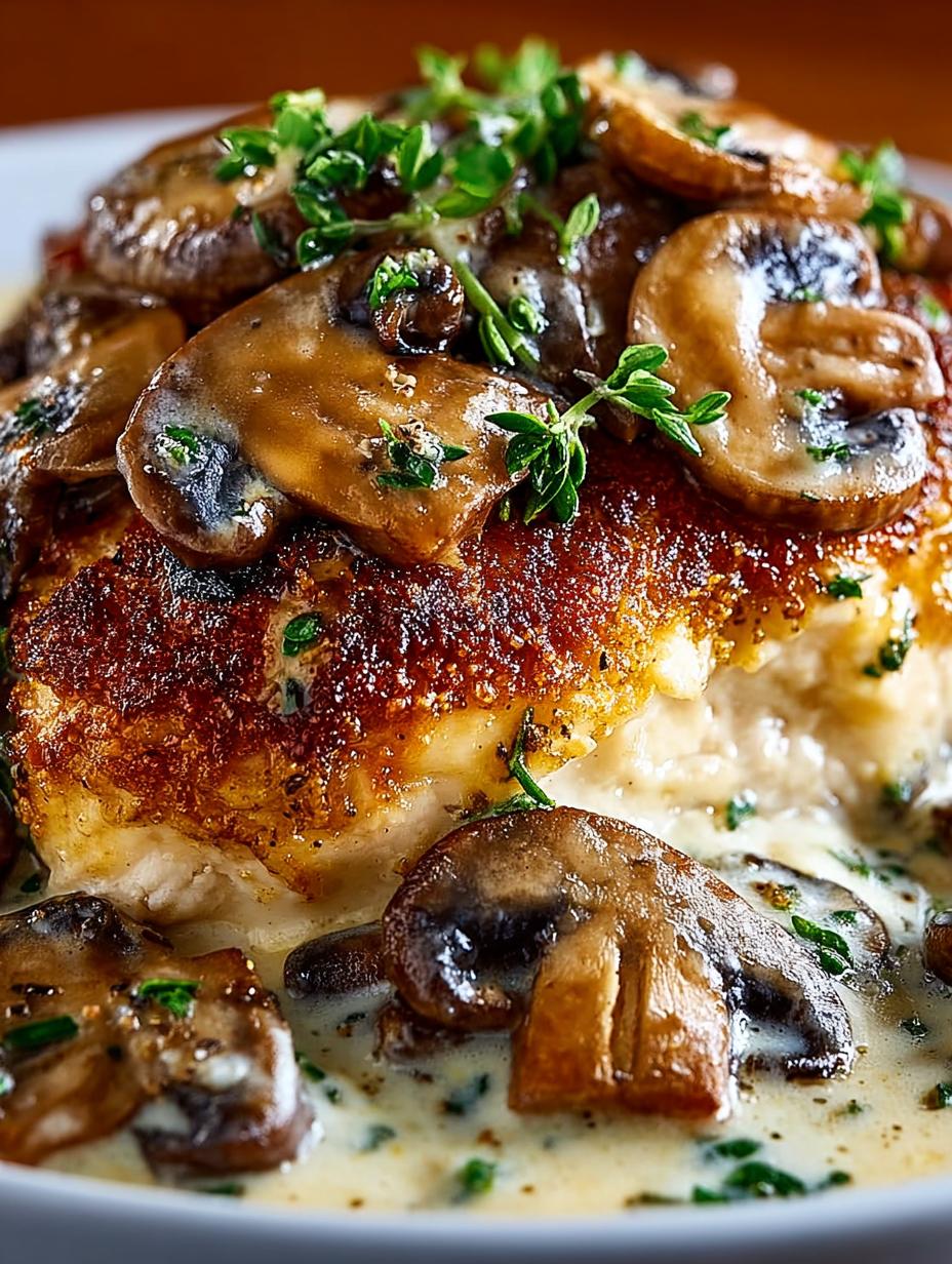 Creamy Mushroom Asiago Chicken That Will Delight You - Mushroom Asiago Chicken - additional detail