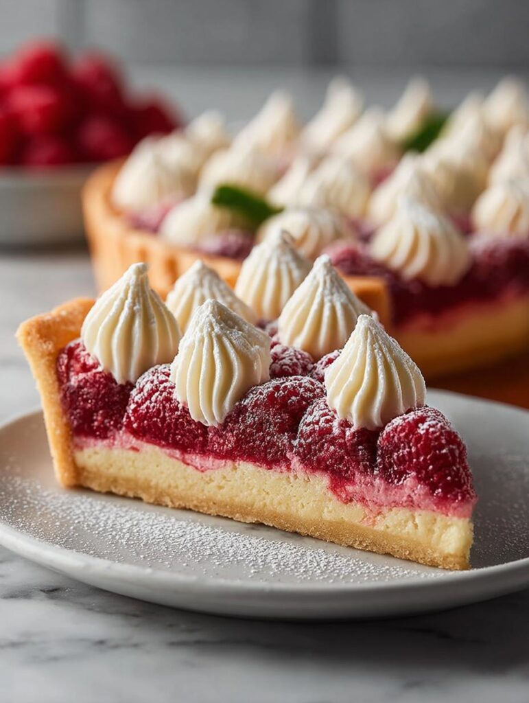 Raspberry Sugar Cookie Cake
