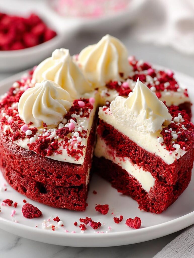 Red Velvet Cookie Cake