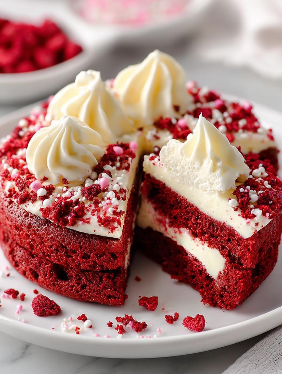 Red Velvet Cookie Cake