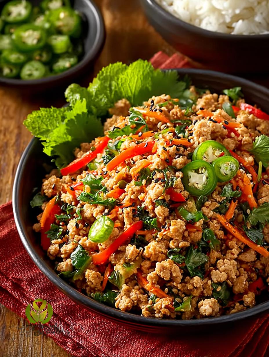 Savory Asian Ground Turkey Bowls: Quick and Delicious - Savory Asian Ground Turkey - additional detail