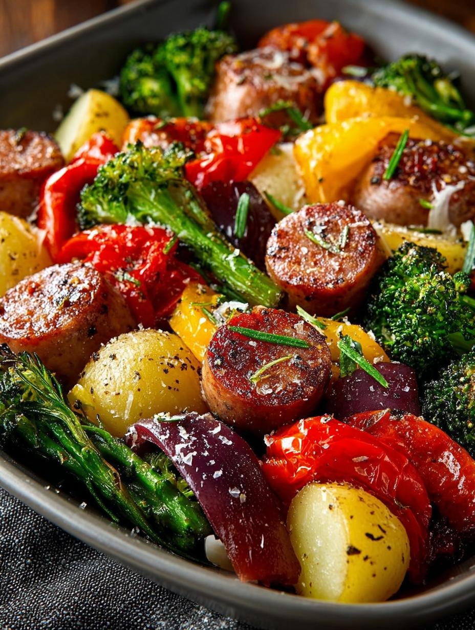 Sheet Pan Sausage Veggies: 5-Star Family Favorite Dinner - Sheet Pan Sausage Veggies - additional detail