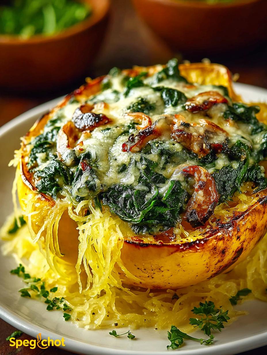 Spaghetti Squash with Spinach: 7 Cheesy Comfort Tips - Spaghetti Squash with Spinach - additional detail