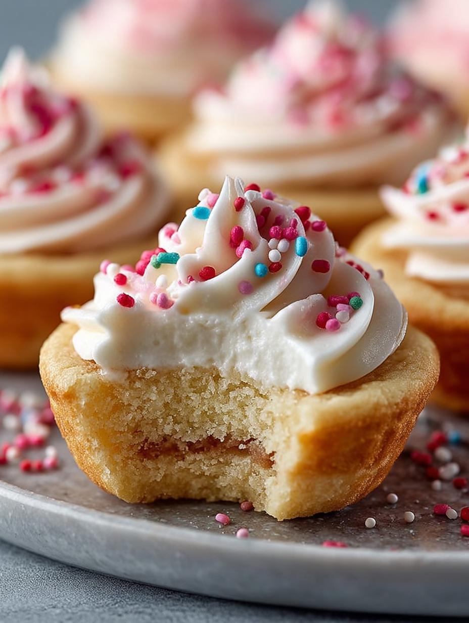 Sugar Cookie Cups with