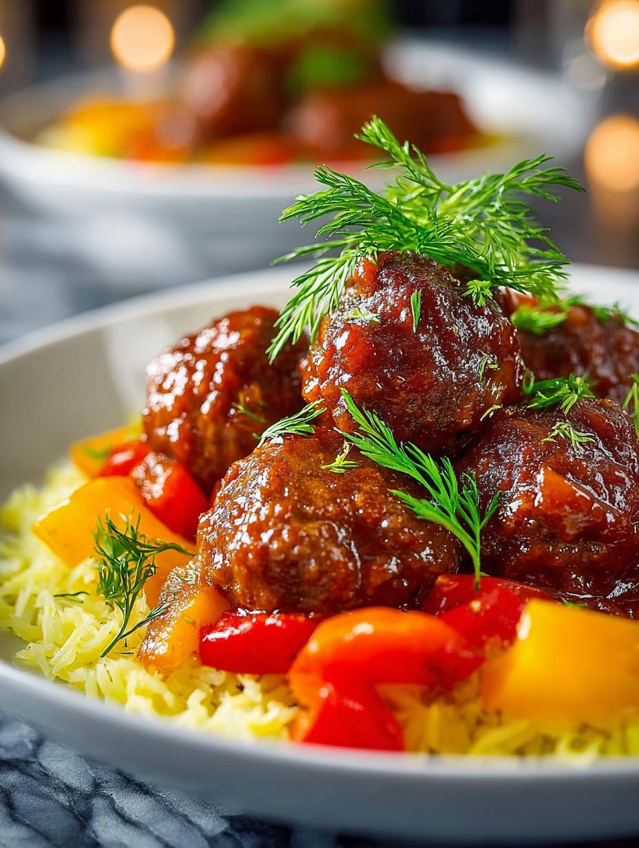 Sweet Sour Meatballs