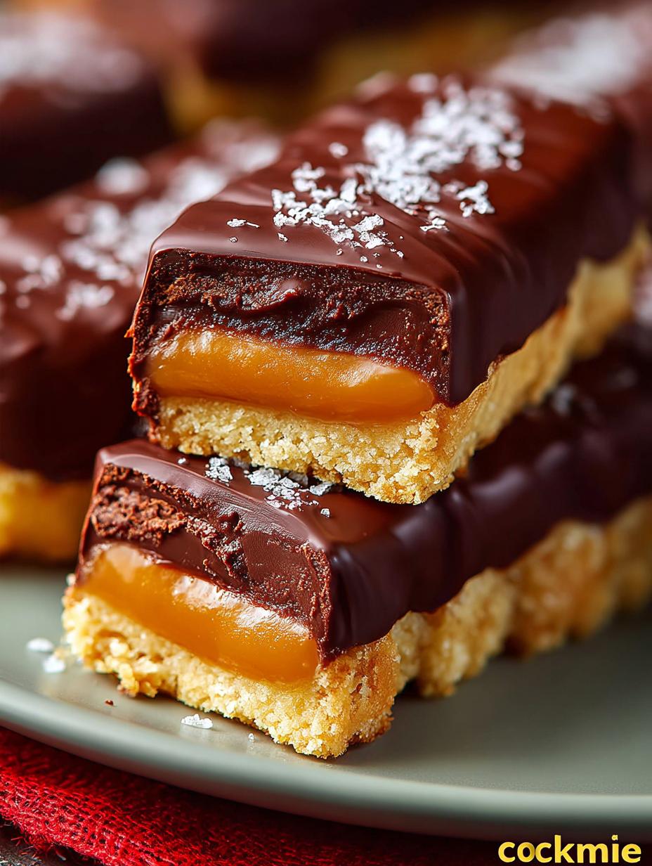 Homemade Twix Bar: 7 Irresistible Layers of Delight - Twix Bar - additional detail