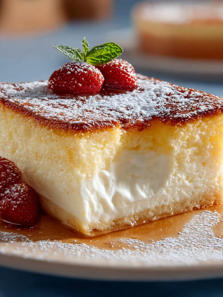 Delightful Vanilla Magic Custard Cake You Must Try - Vanilla Magic Custard Cake - additional detail